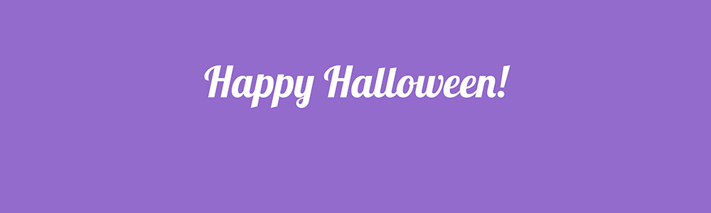 Happy Halloween!