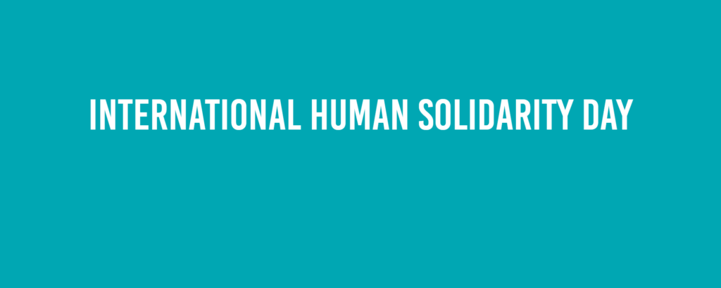 International Human Solidarity Day