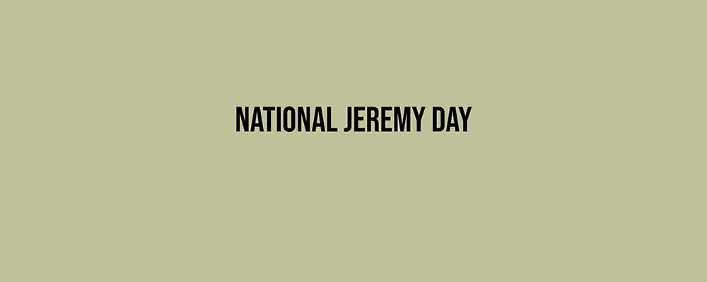 National Jeremy Day