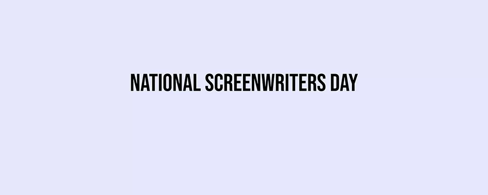 National Screenwriters Day