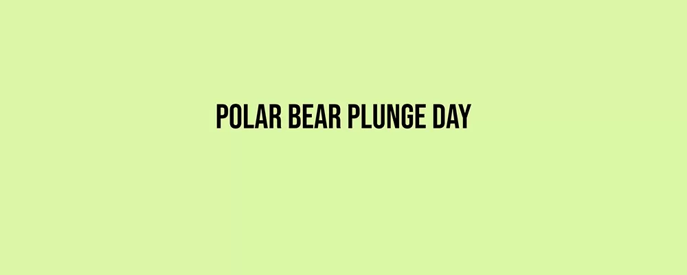 Polar Bear Plunge Day