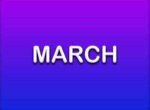 List of International Events for Each Day in March Important Days in March