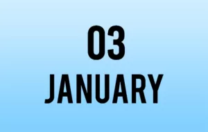 List of International Events on January 3rd - National Holidays 03 January