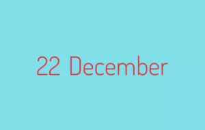 List of International Holidays on December 22th National Events of 22 December