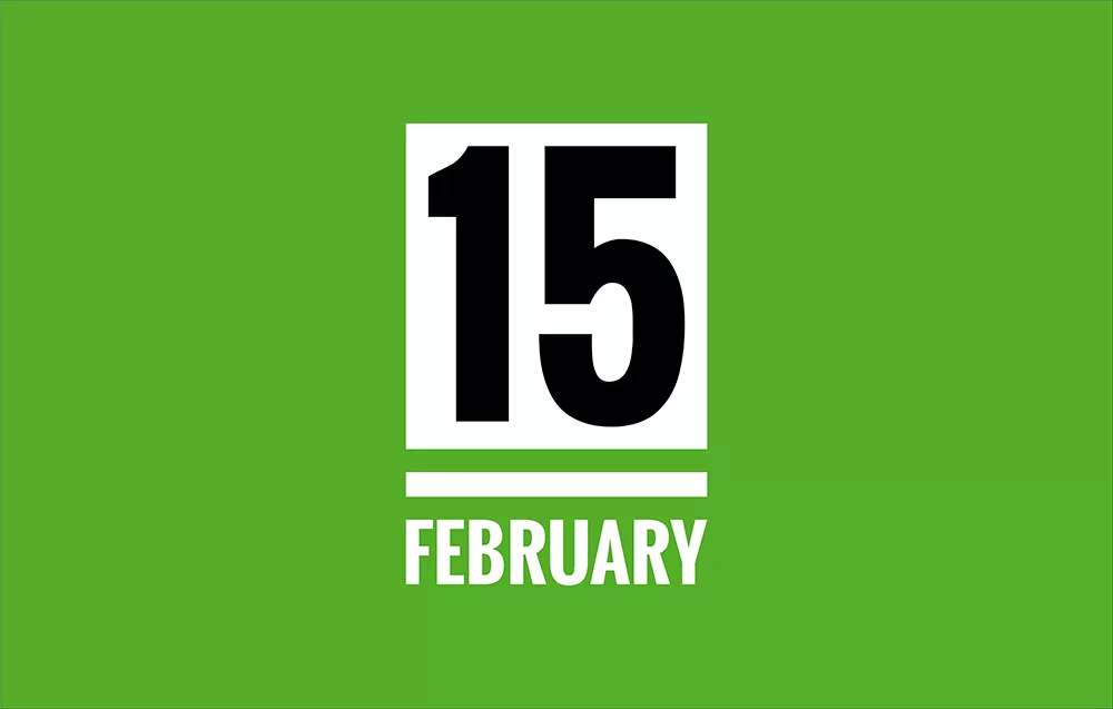 List of International Holidays on February 15th - National Events of 15 February