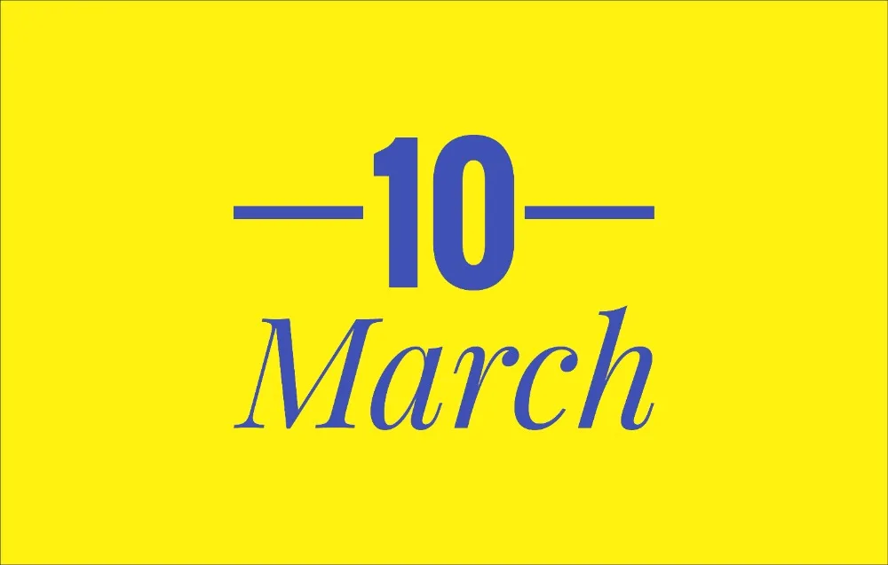 March 10th International Holidays - List of National Events on 10 March