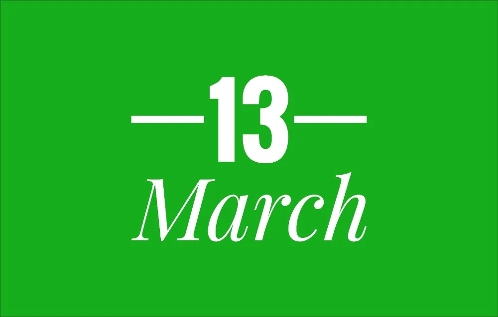 March 13th International Holidays - List of National Events on 13 March