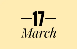 March 17th International Holidays - List of National Events on 17 March