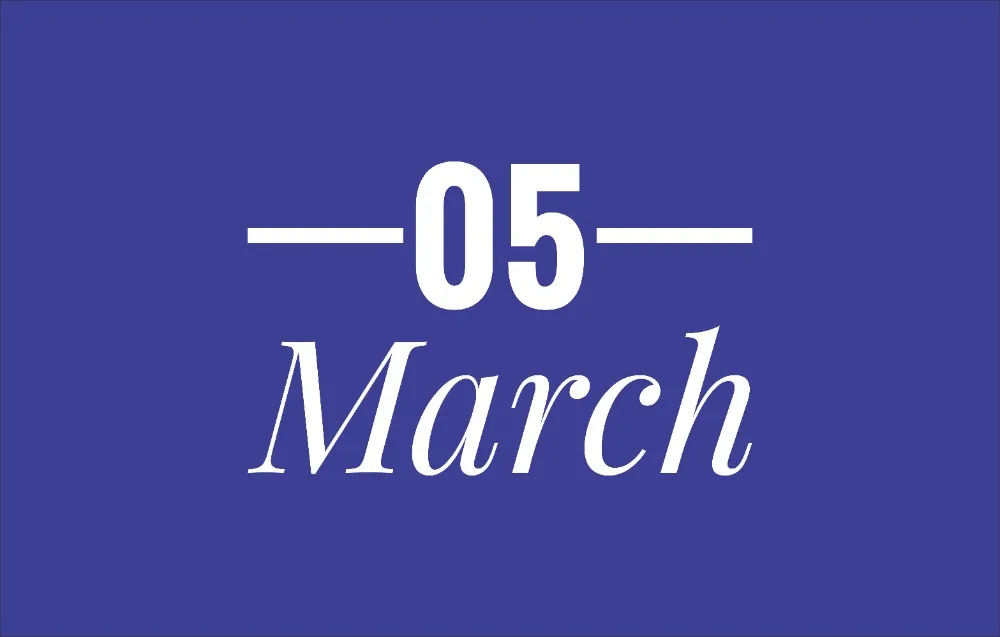 March 5th International Holidays - List of National Events on 5 March