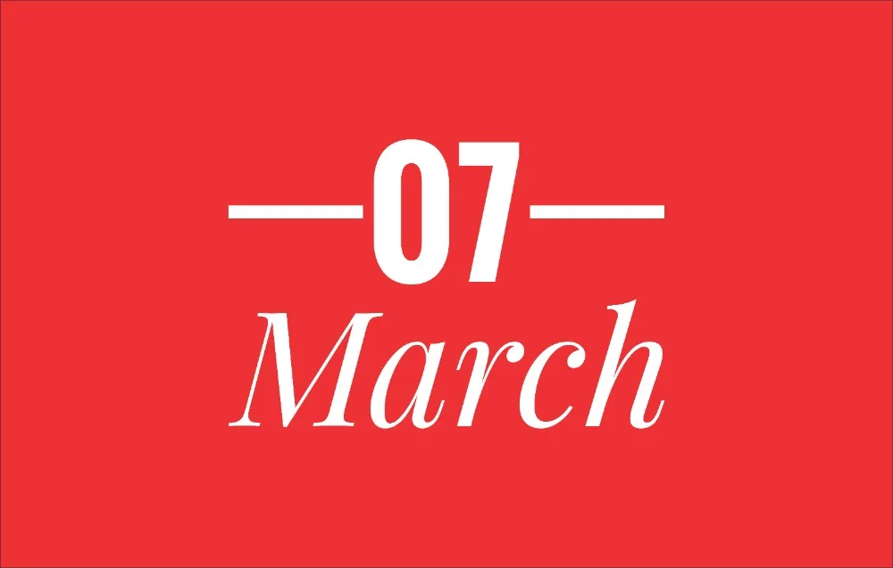 March 7th International Holidays – List of National Events on 7 March