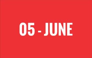 List of International Events on June 5th - National Holidays 05 June